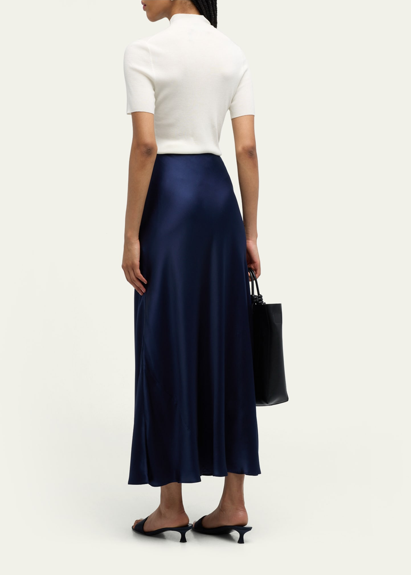 Leenda Regal Merino Wool Short-Sleeve Mock-Neck Top - 5