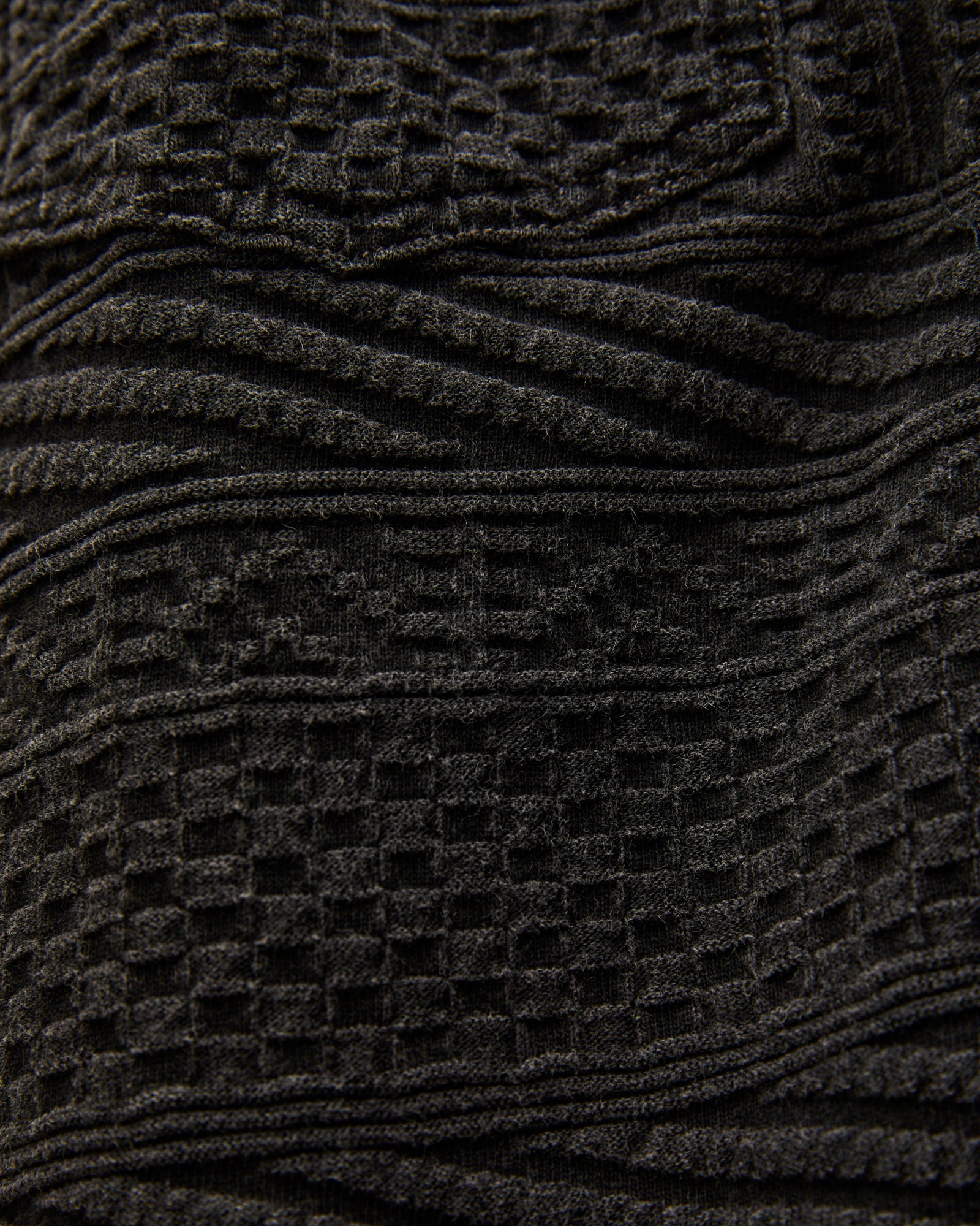 Julius Jacquard Workshirt in Black Indigo - 7