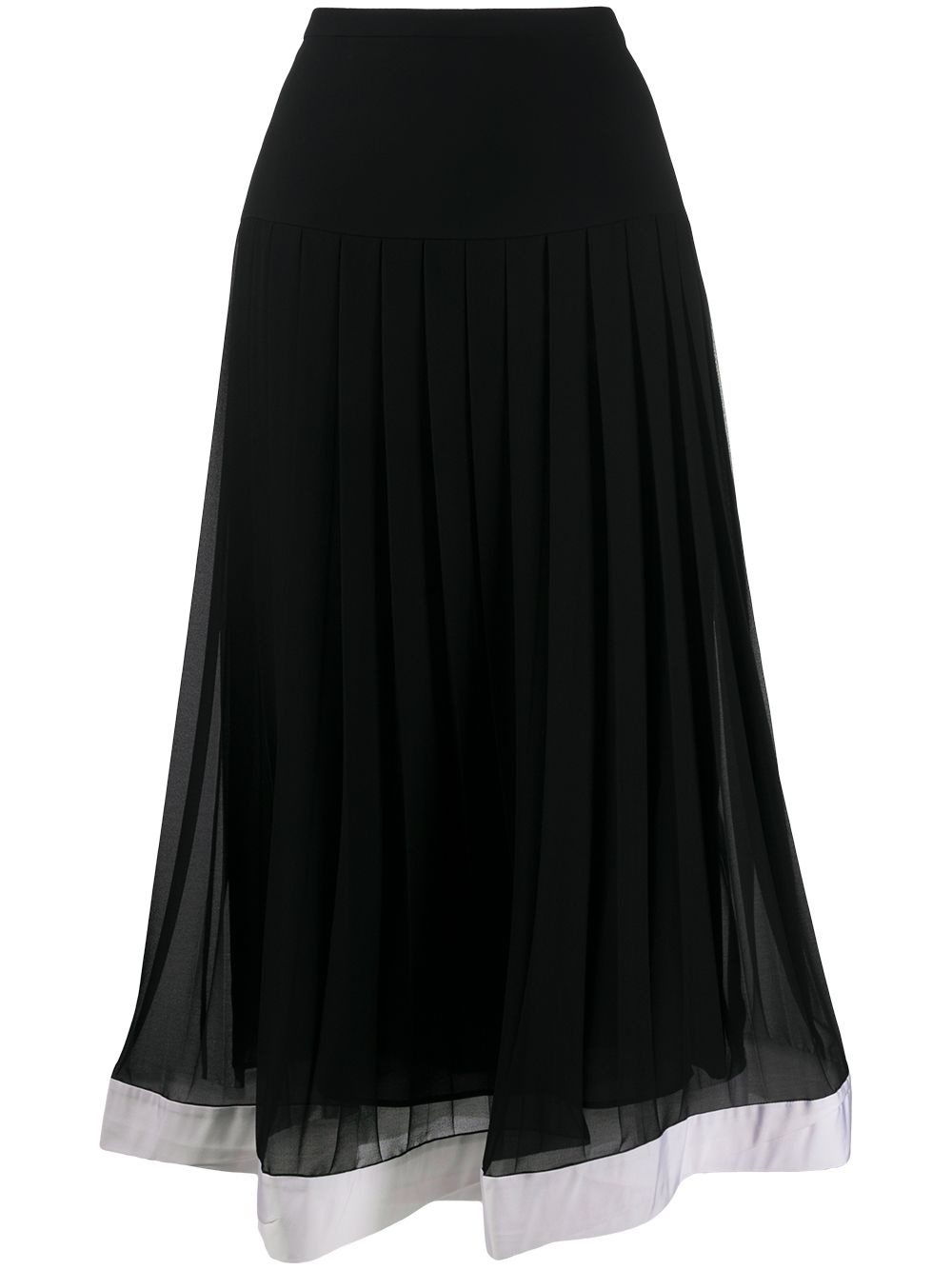 midi pleated skirt - 1