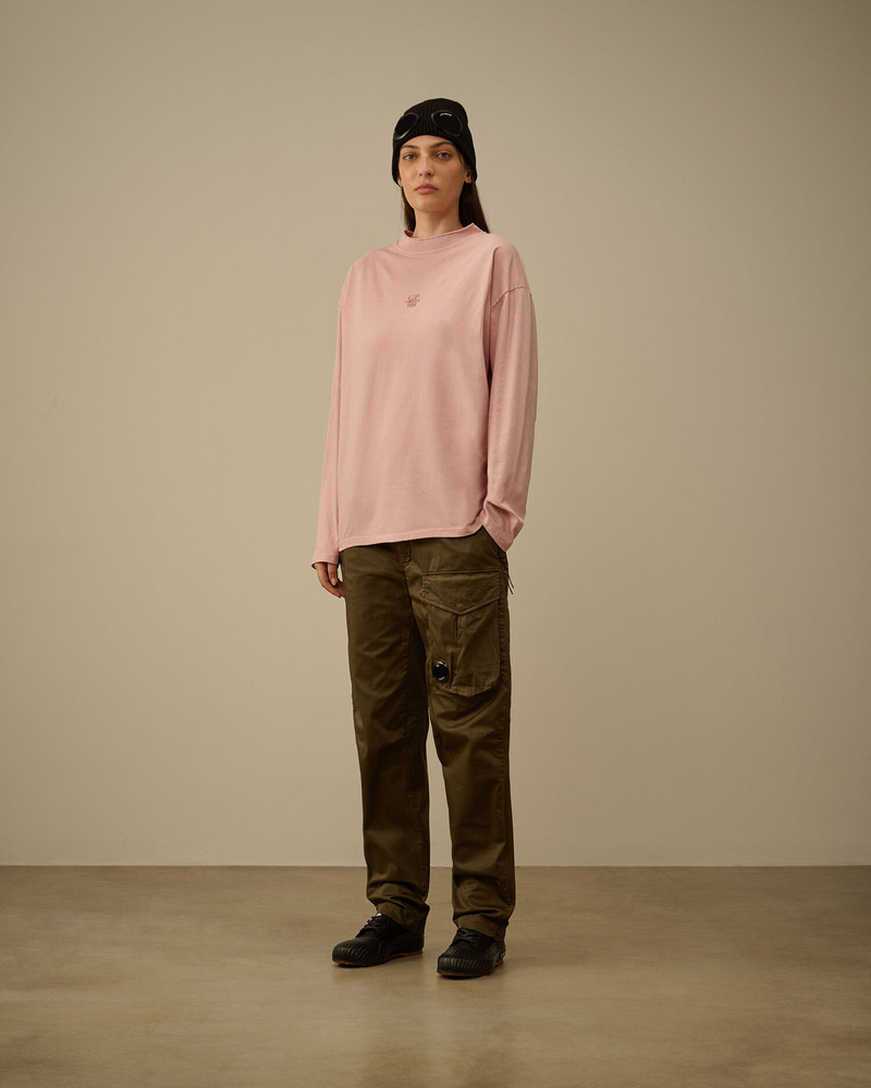 20/1 Jersey Boxy Logo Longsleeve T-Shirt 8