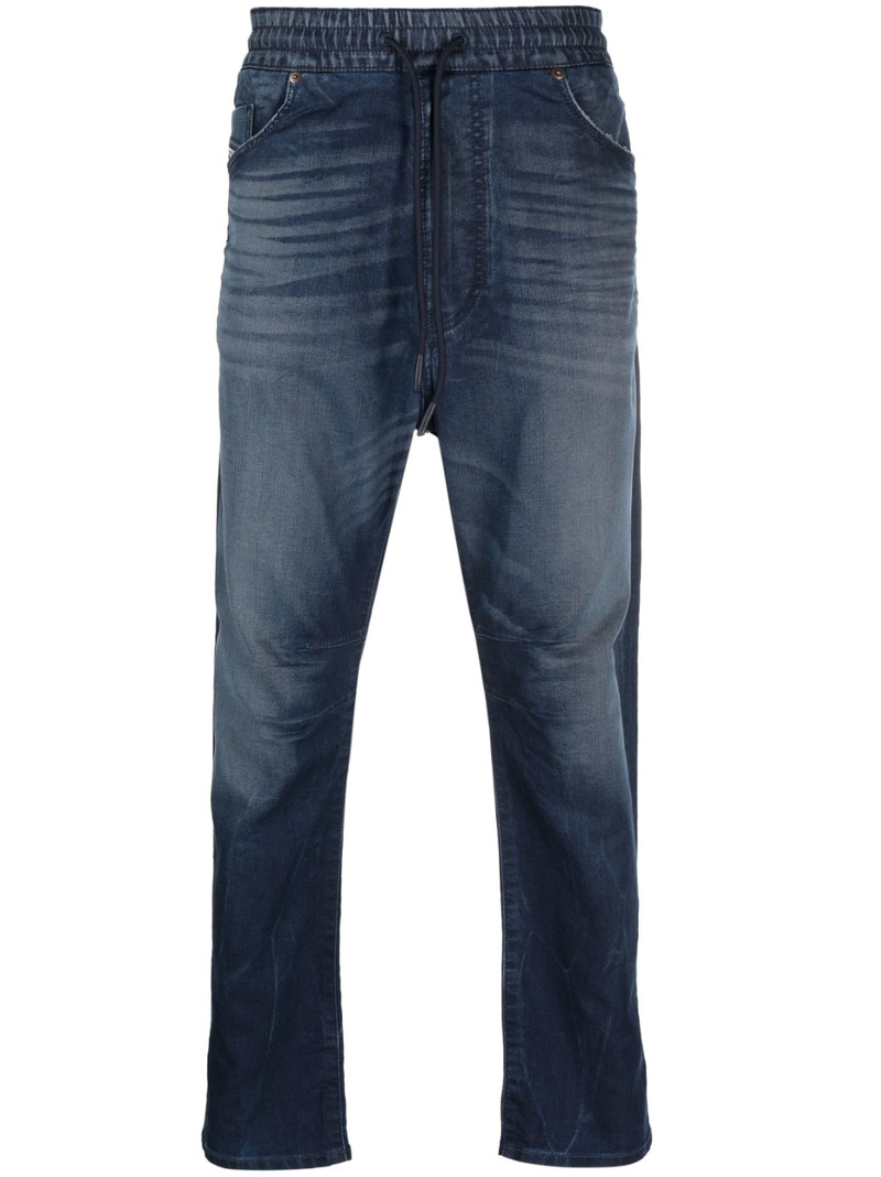 drop-crotch tapered jeans 1