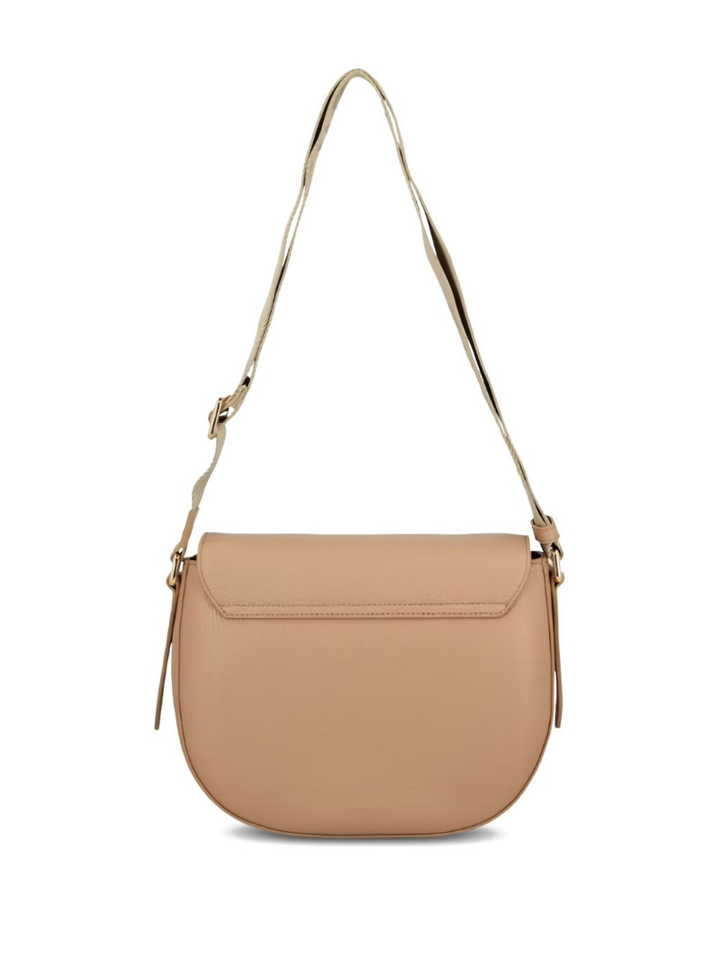 FURLA Lotus curved leather satchel outlook