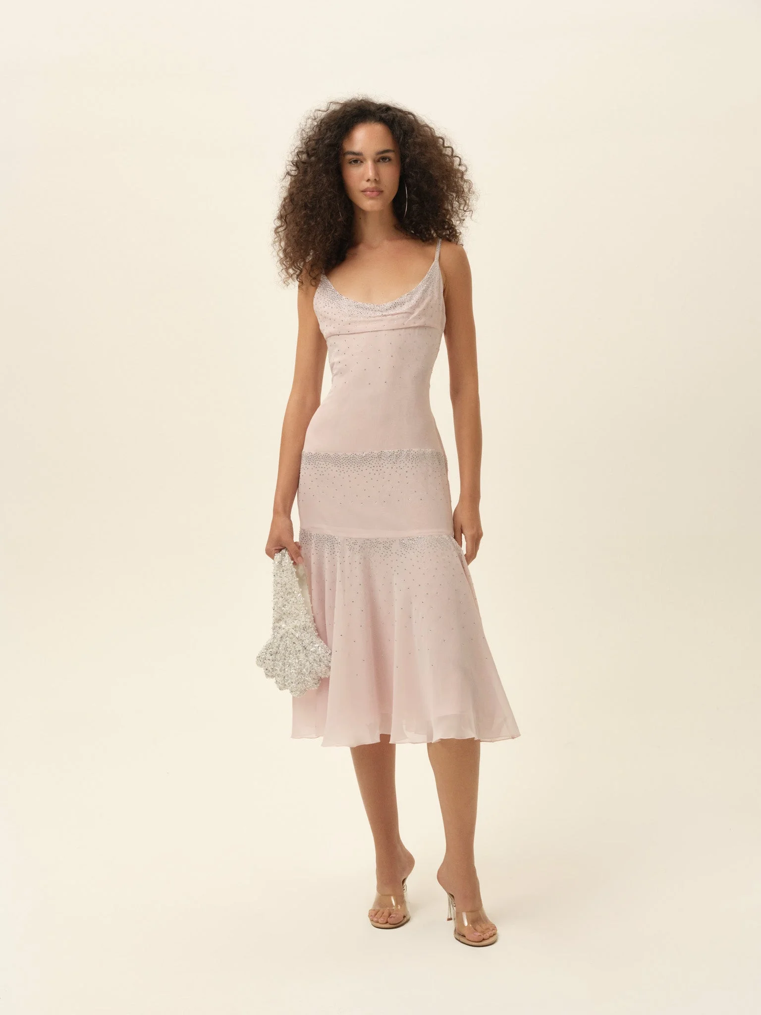Fairy Dust Beaded Midi Dress - 1