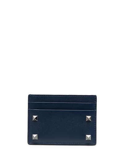 Valentino Rockstud-embellished cardholder outlook