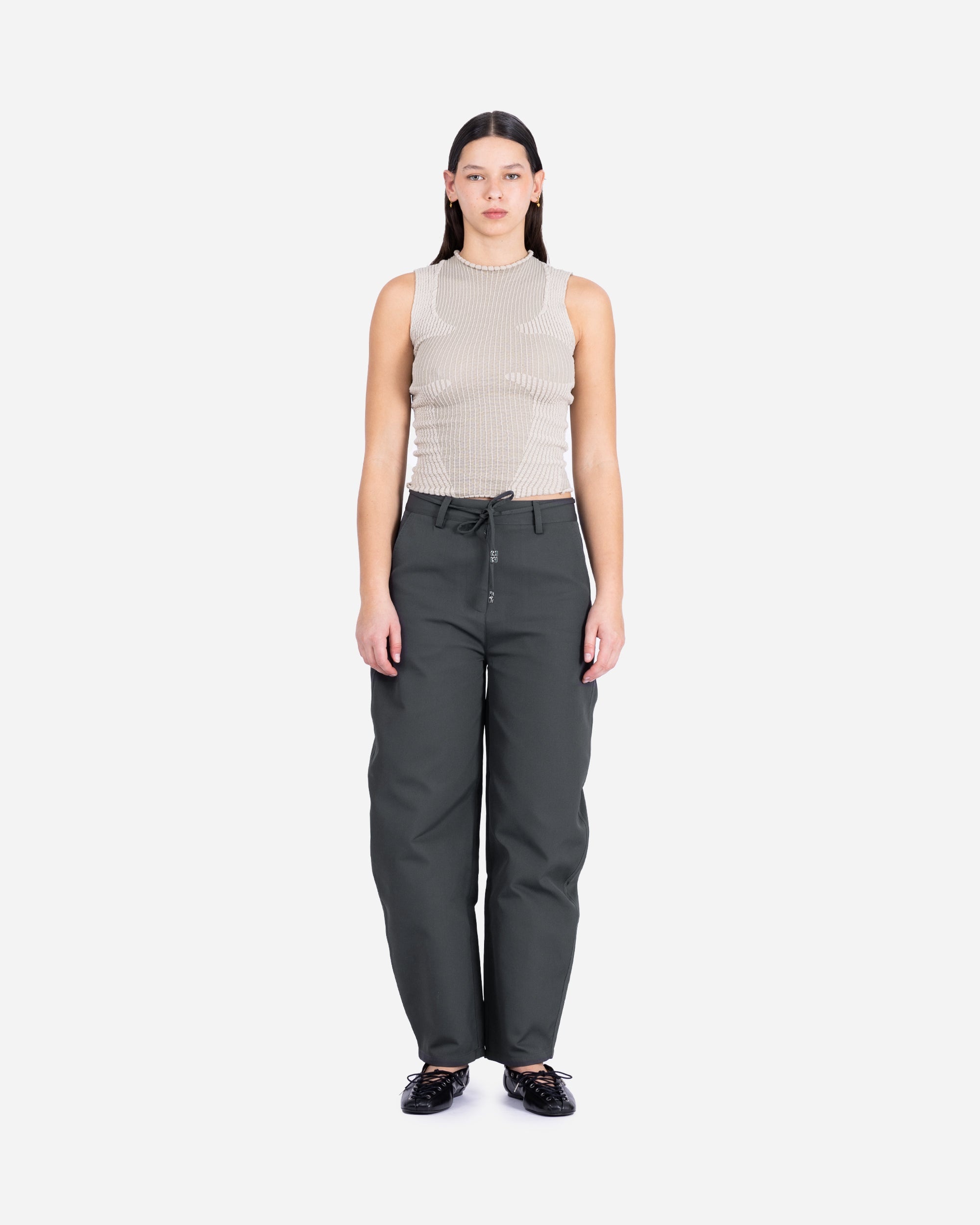 Heavy Twill Curved Pants - 2