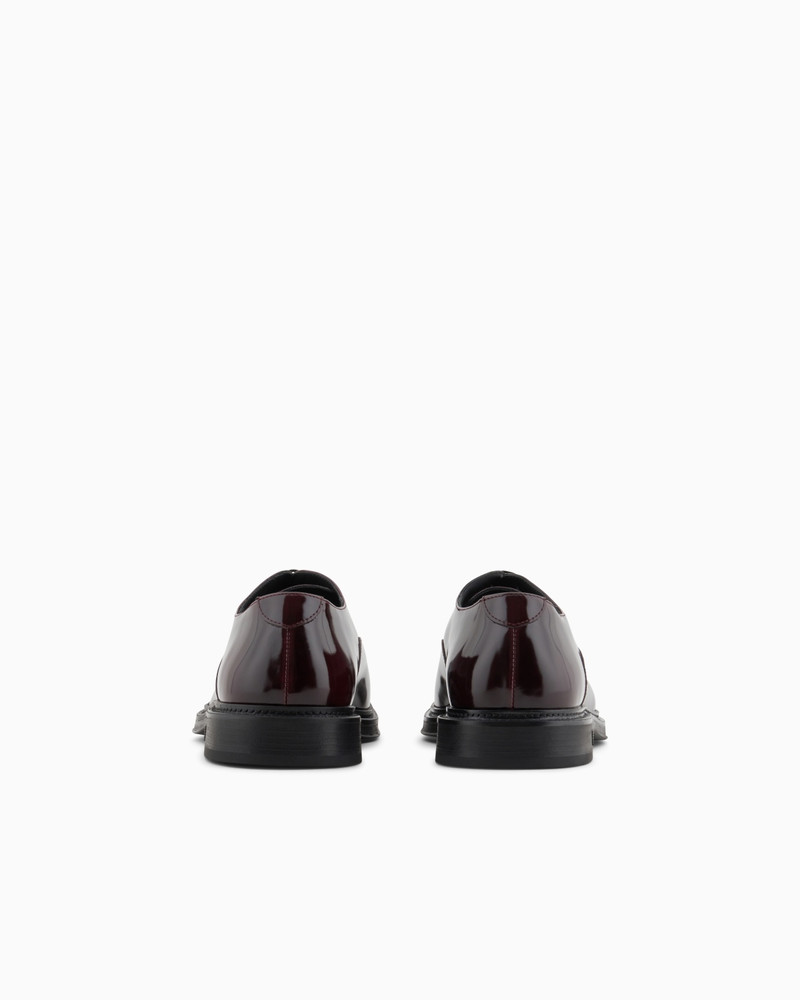 EMPORIO ARMANI PATENT-LEATHER OXFORDS outlook