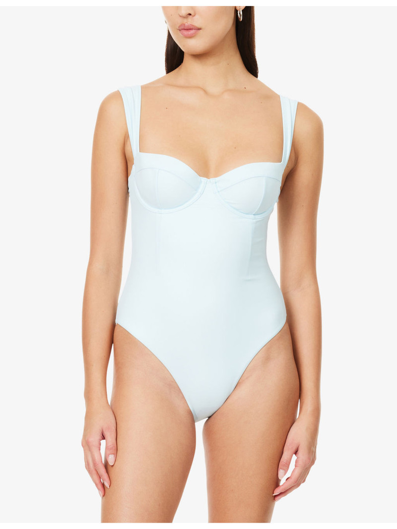 SIMKHAI Kyle Bustier One Piece Swimsuit outlook
