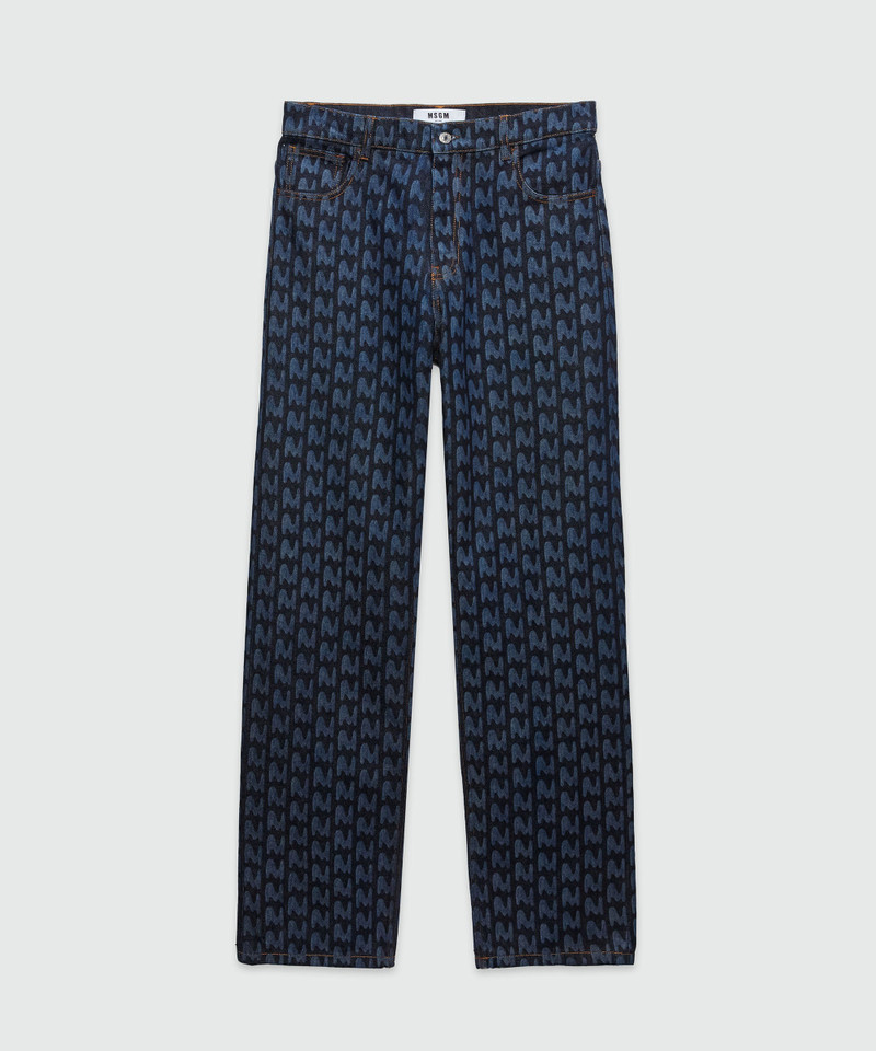 "TheMwave" denim pants - 1