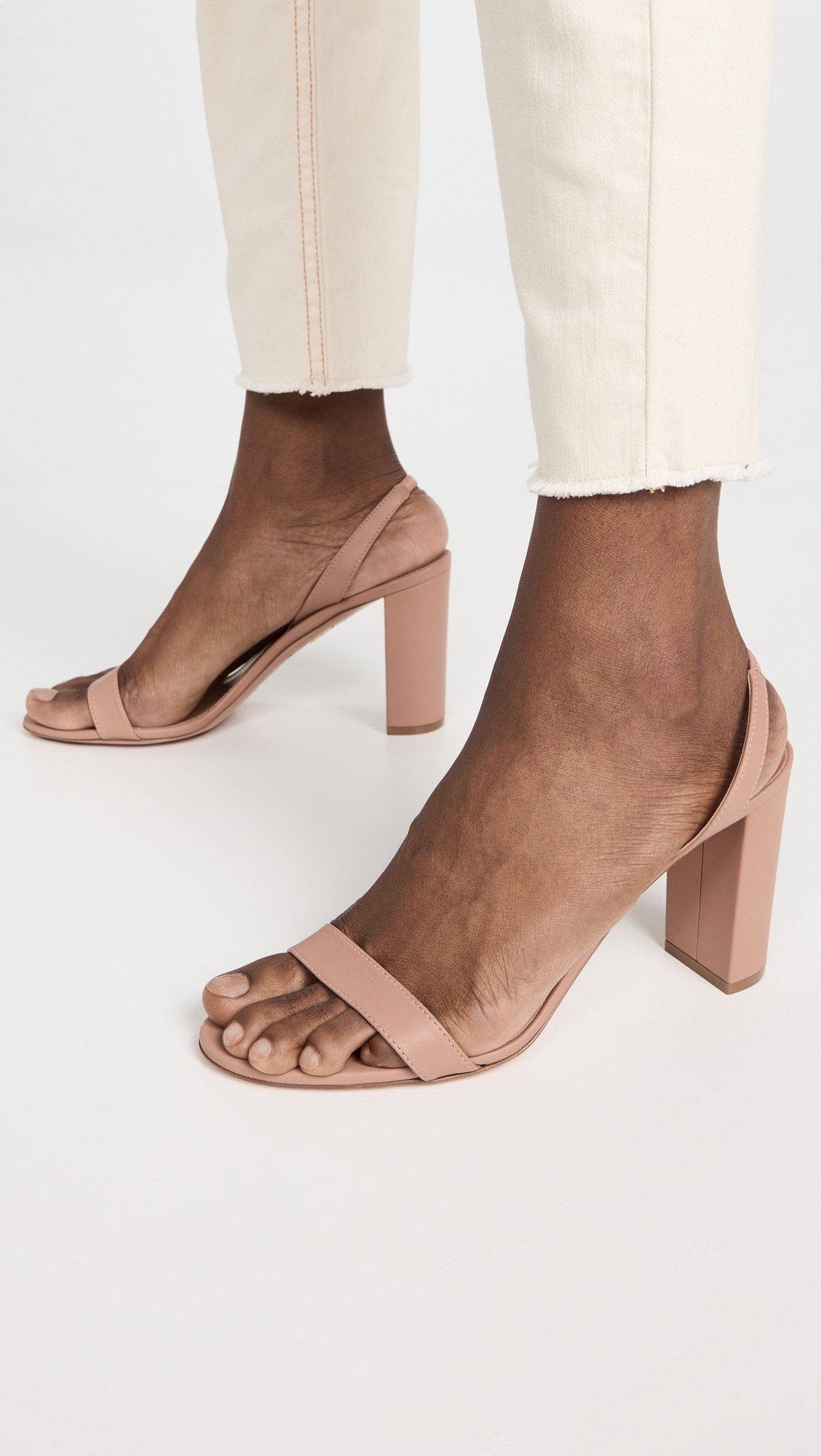 So Nude Block Sandals 85 - 2