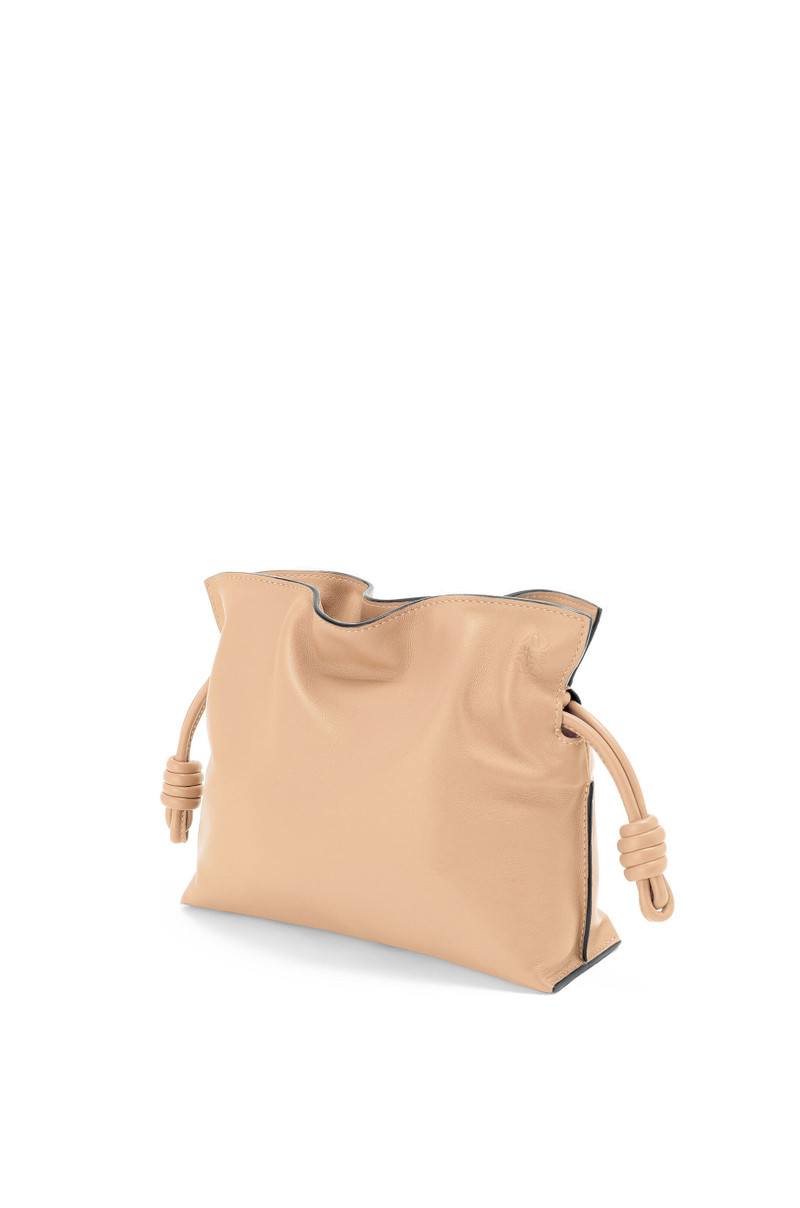 Mini Flamenco clutch in nappa calfskin with chain 3