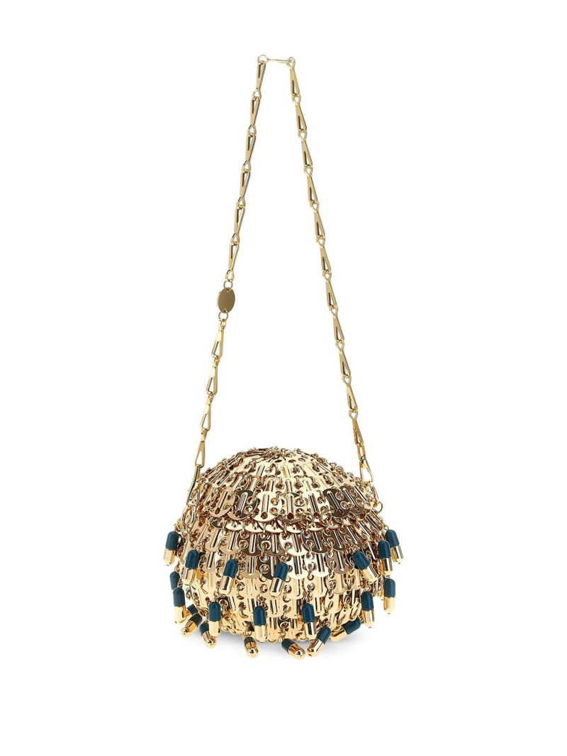 rabanne mini 1969 pill-embellished shoulder bag outlook