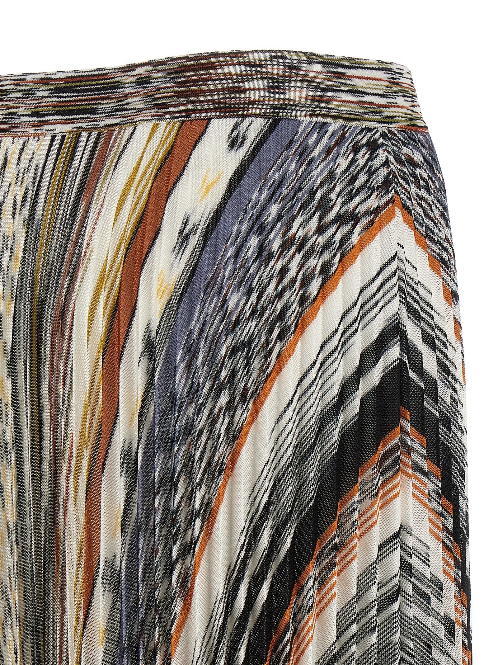 Pleated Skirt Skirts Multicolor - 4