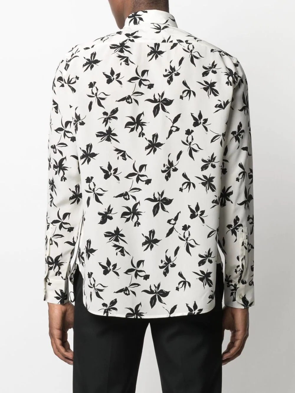 floral-print long-sleeve shirt - 4