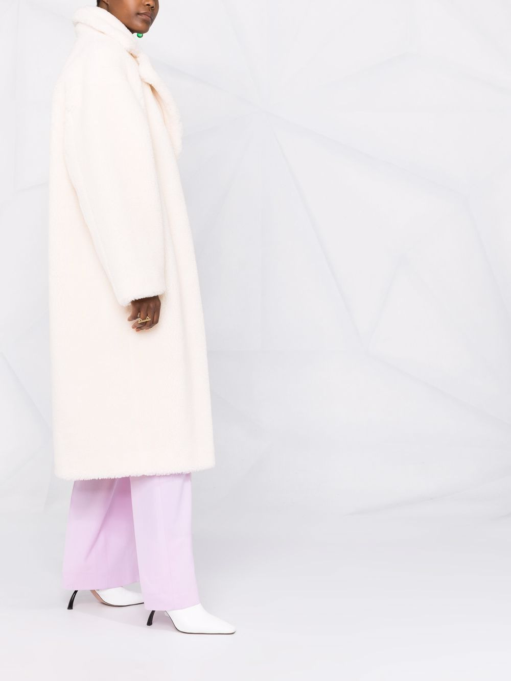 Maria faux-shearling coat - 4