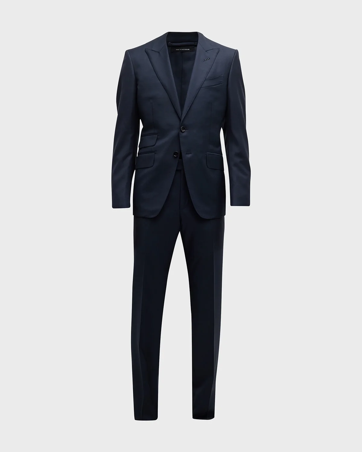 Men's Modern Fit Sharkskin Suit - 1