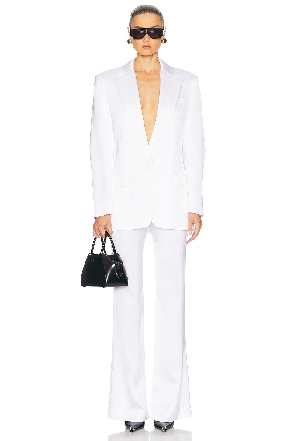 Satin Taiiloring Blazer - 4