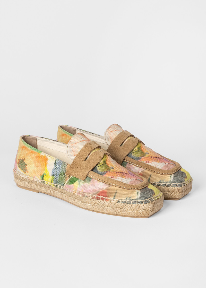 Paul Smith Women's 'Floral Collage' 'Alvarez' Espadrilles outlook