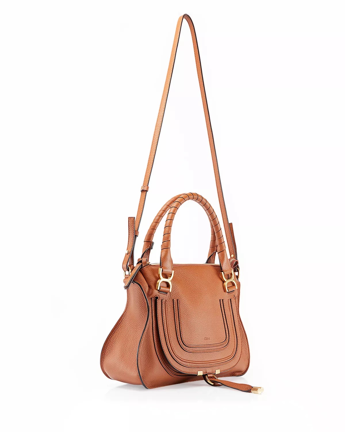 Marcie Medium Leather Satchel - 4