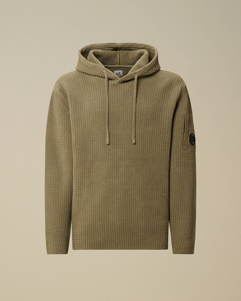 Cotton Chenille Hooded Sweater 1