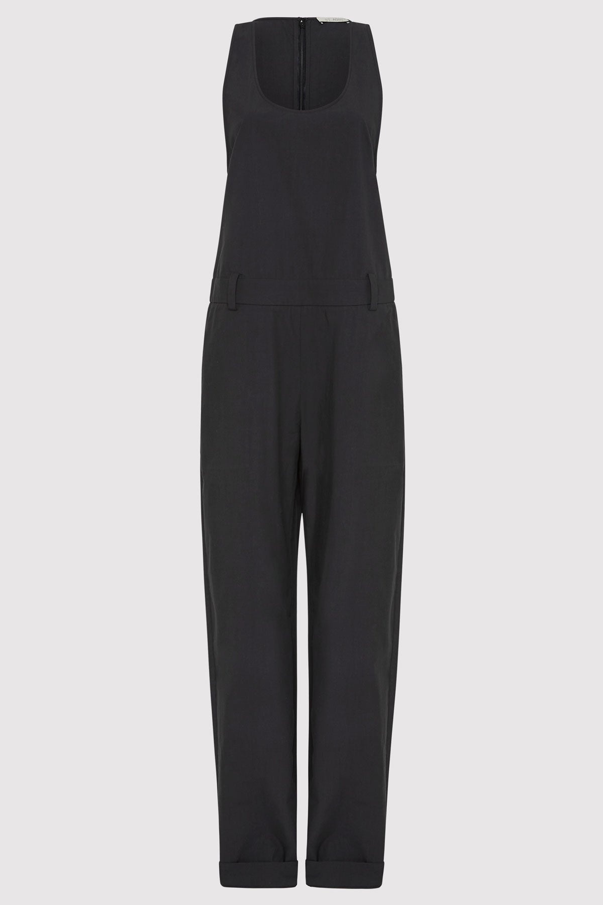 Organic Cotton Jumpsuit - Black - 1