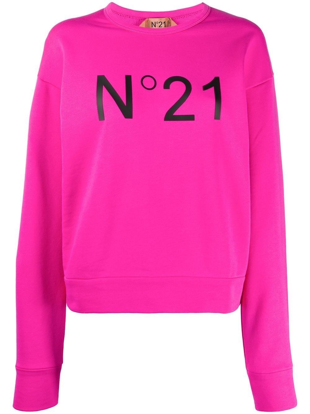 logo print sweatshirt - 1