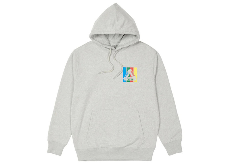 PALACE Palace Tre-Emb Hood Grey Marl outlook