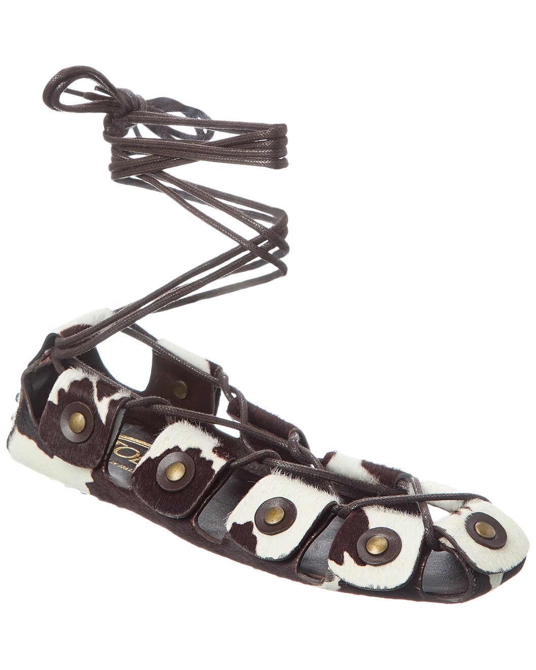 TOD’s Logo Haircalf Sandal - 1