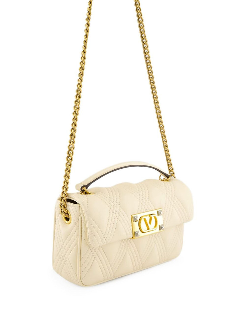 Valentino Quiltie 67 leather shoulder bag outlook