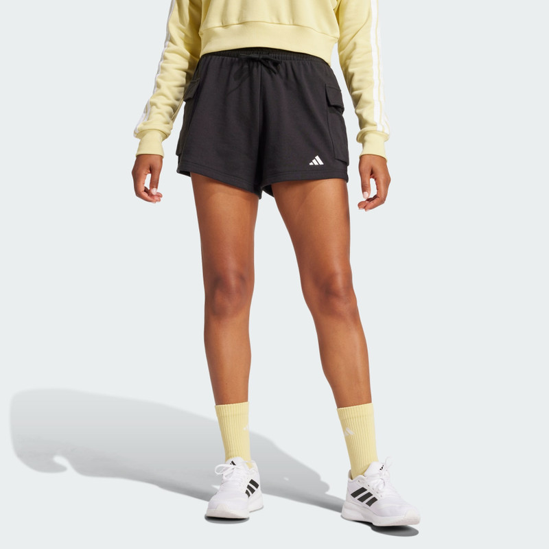 adidas Essentials Small Logo French Terry Cargo Shorts outlook