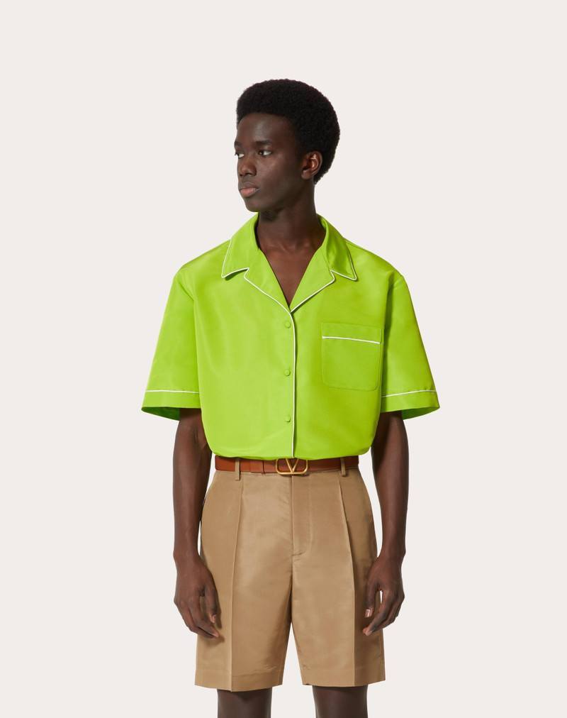 SILK FAILLE SHORT-SLEEVE SHIRT 3