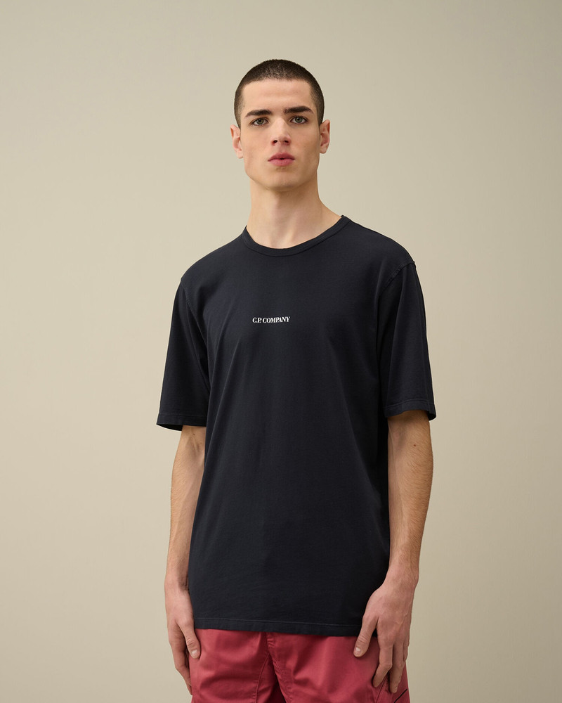 C.P. Company 24/1 Jersey Garment Dyed Logo T-shirt outlook
