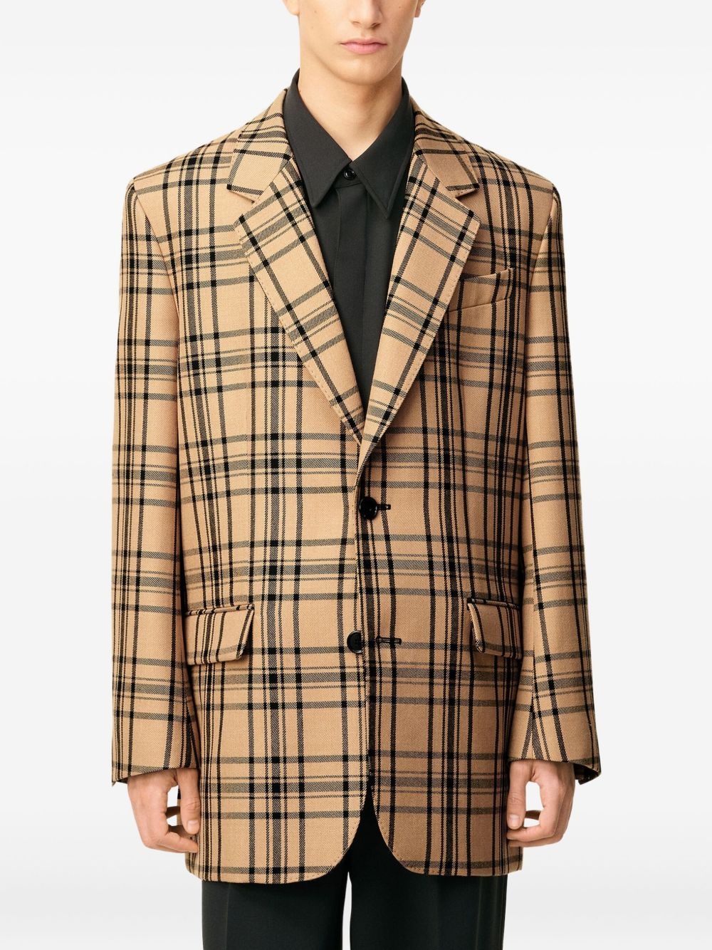 checked blazer - 5