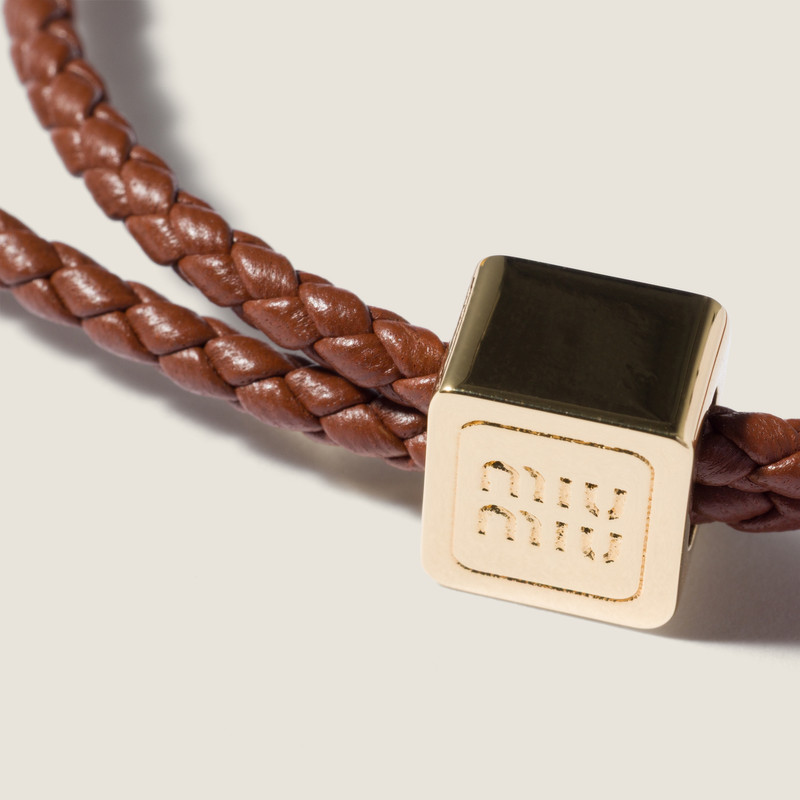 Miu Miu Leather bracelet outlook