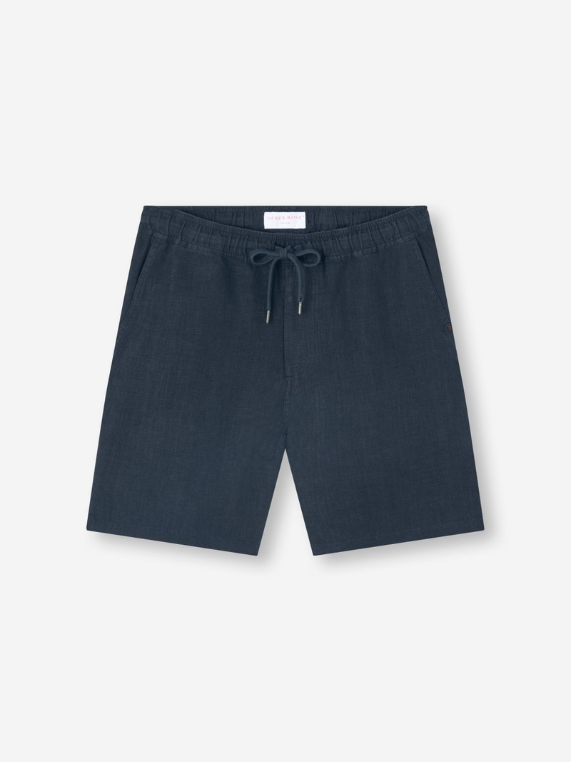 Men's Shorts Vienna Linen Navy - 1