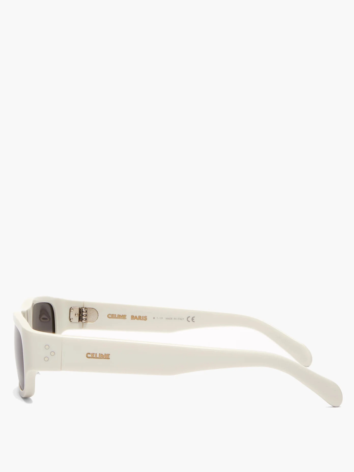 Show rectangular acetate sunglasses - 4