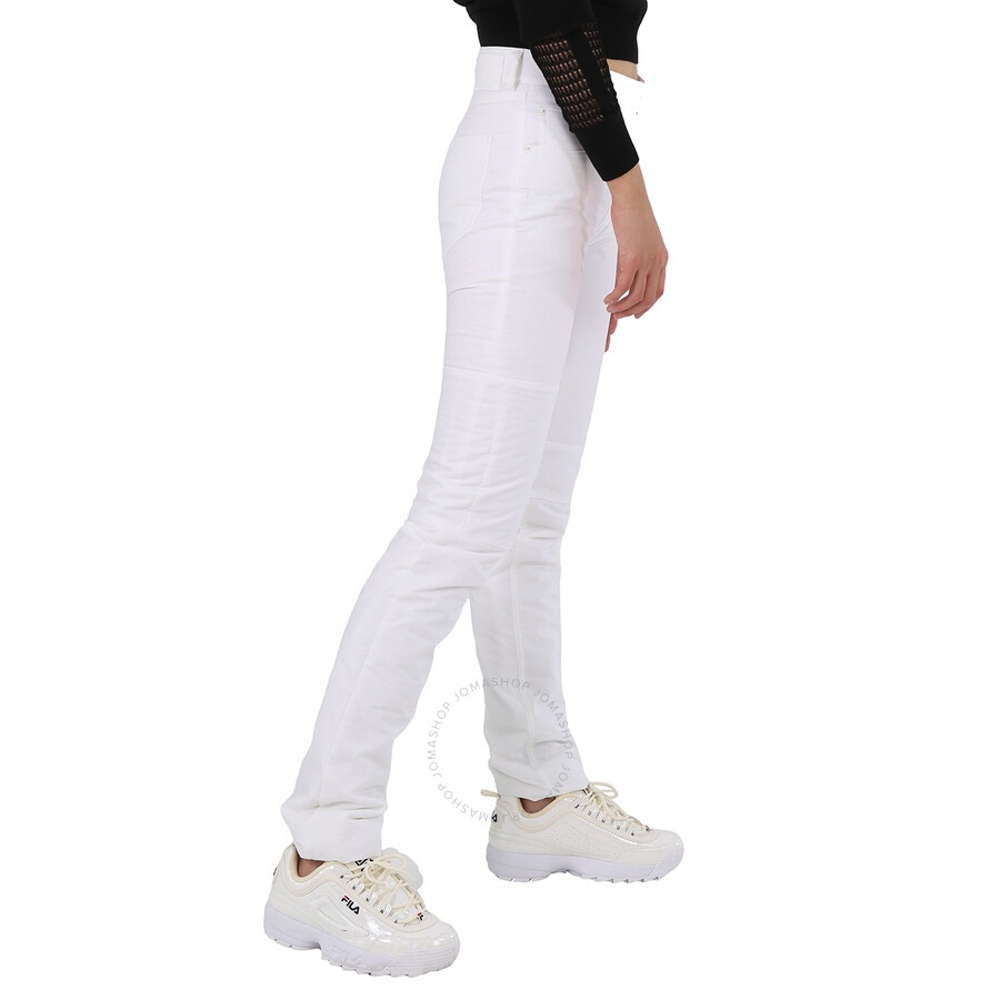 MM6 Ladies White Padded Pants - 3