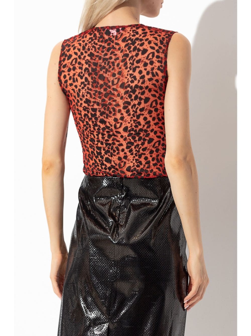 animal-print top - 4