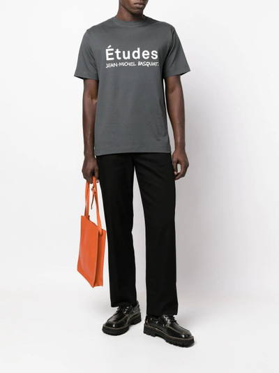 Étude x Jean Michel Baquiat logo-print T-shirt outlook