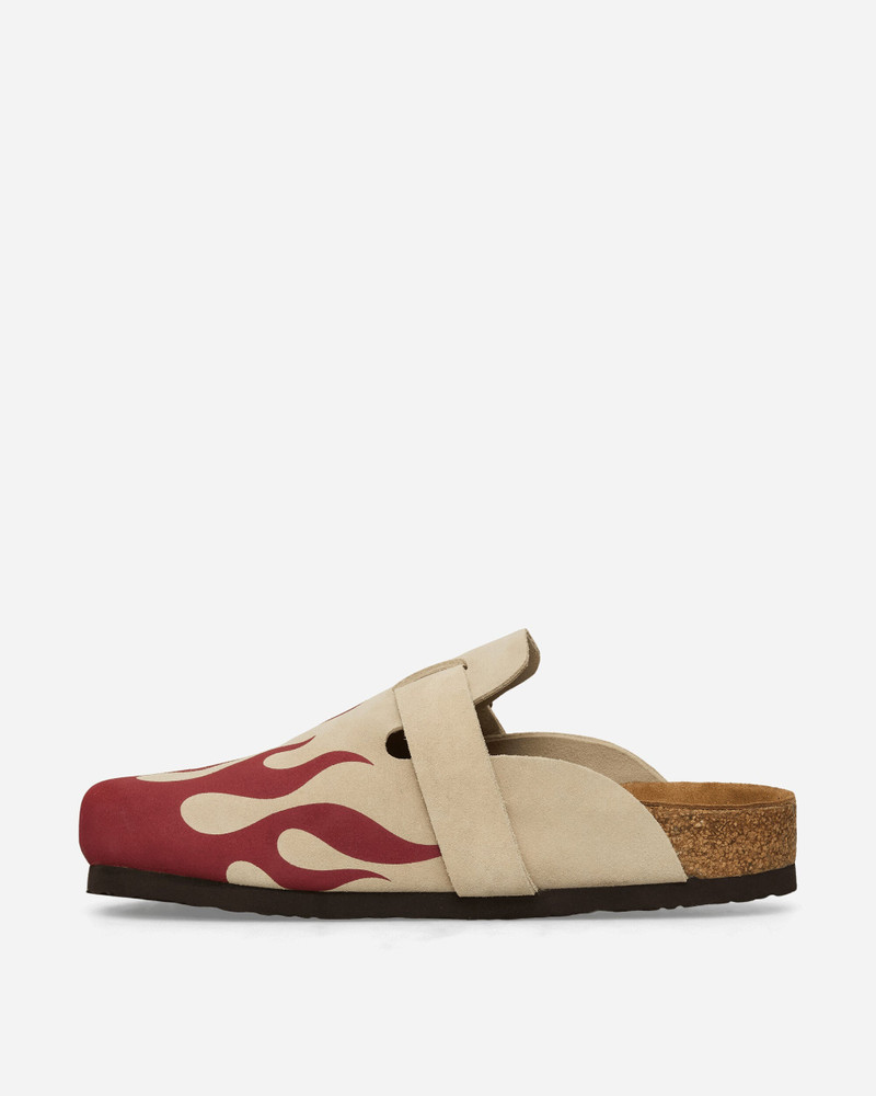 Women's Fire Pattern Sandals Beige 4