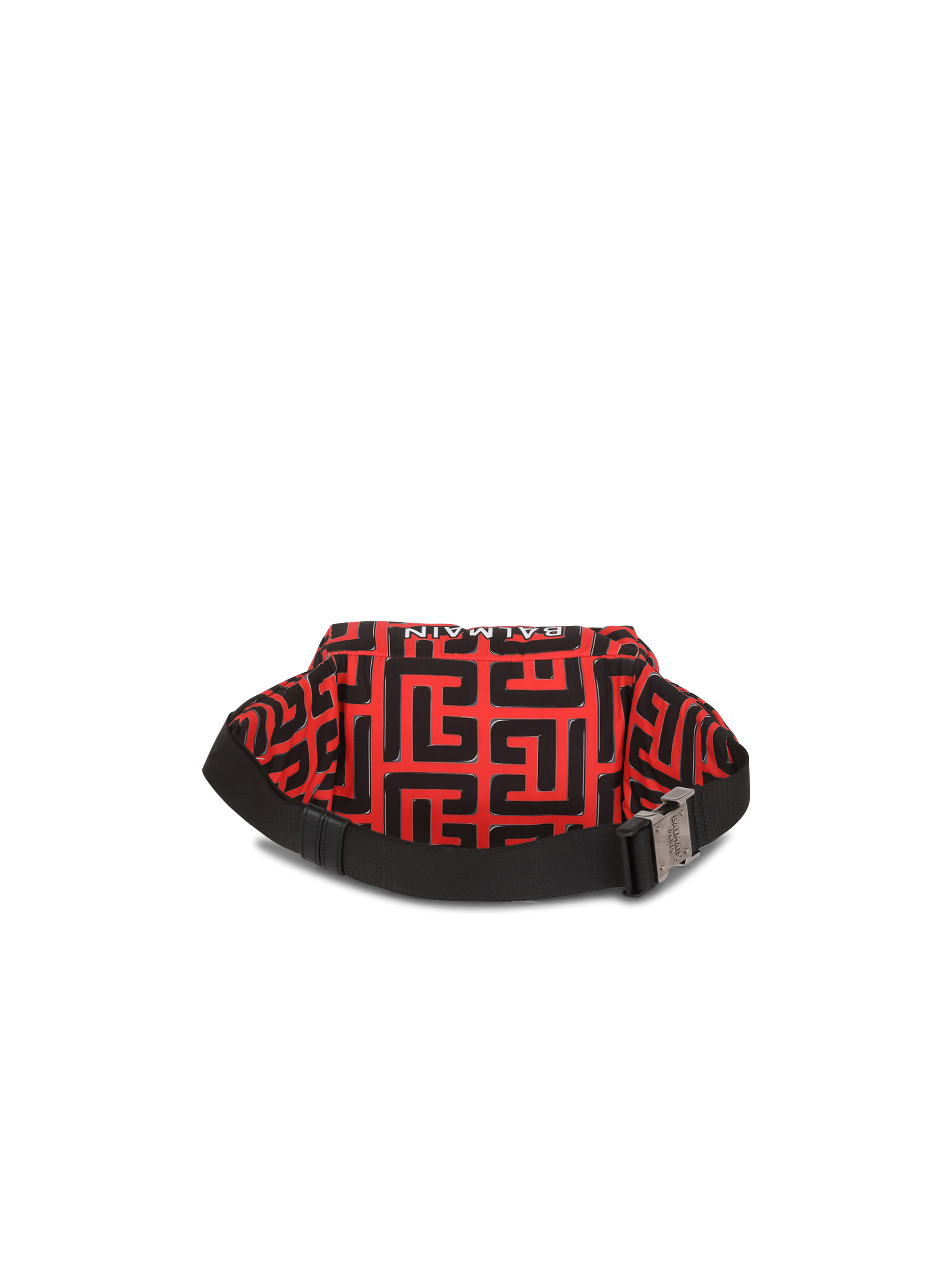 Unisex - Nylon and leather belt bag - 4