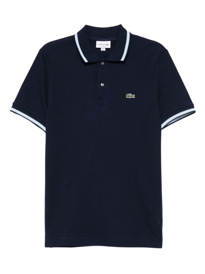 logo-appliqué cotton polo shirt 1