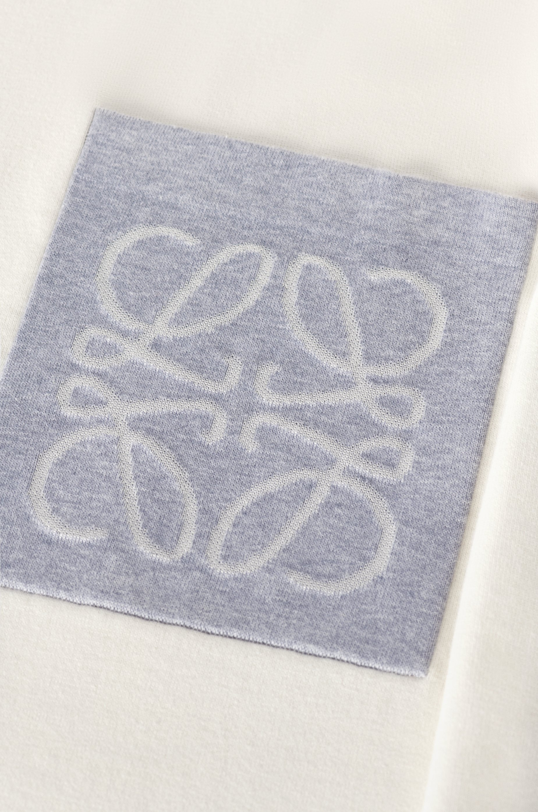 Anagram pocket sweater in cotton blend - 6
