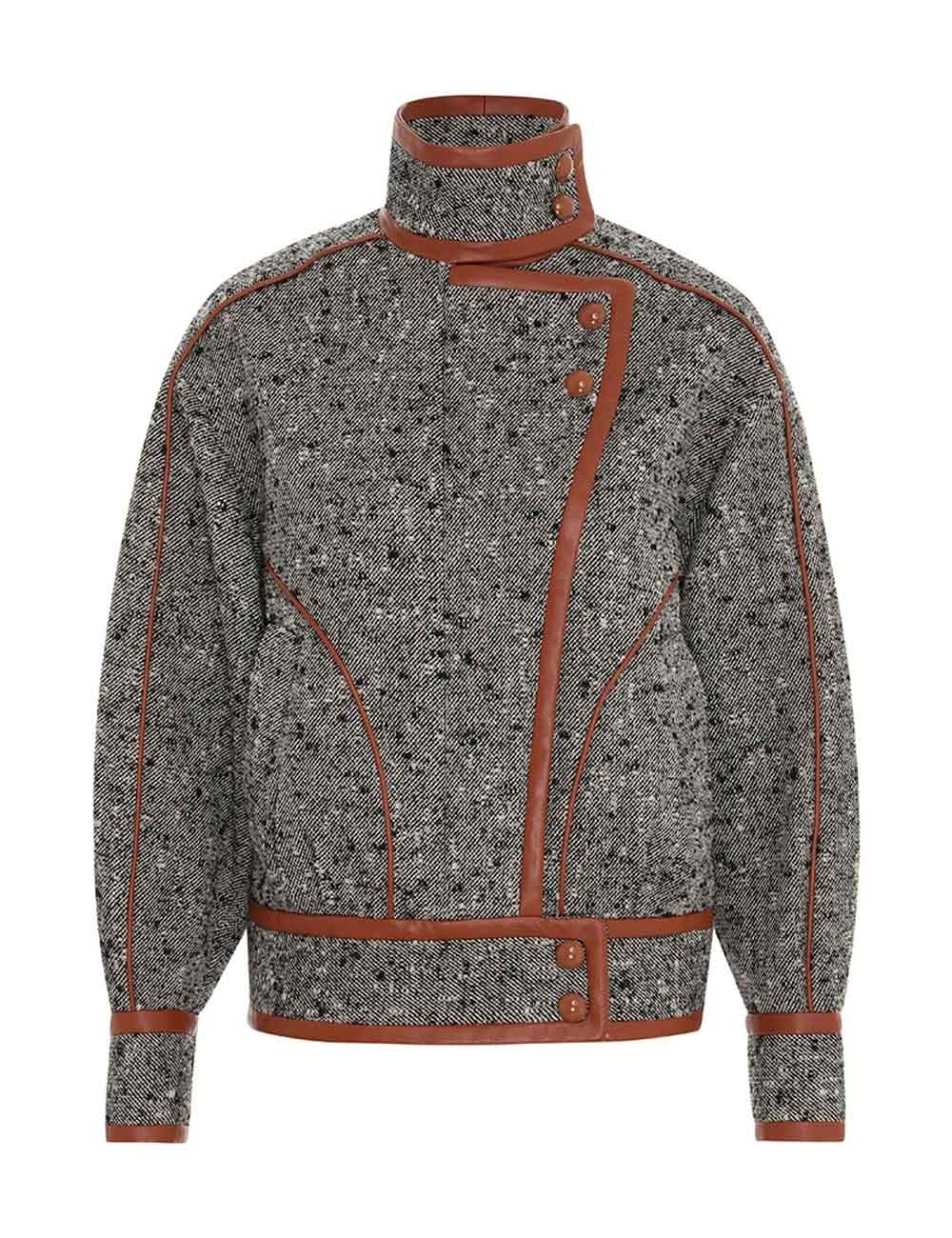 KALEIDOSCOPE BOUCLE BOMBER - 1