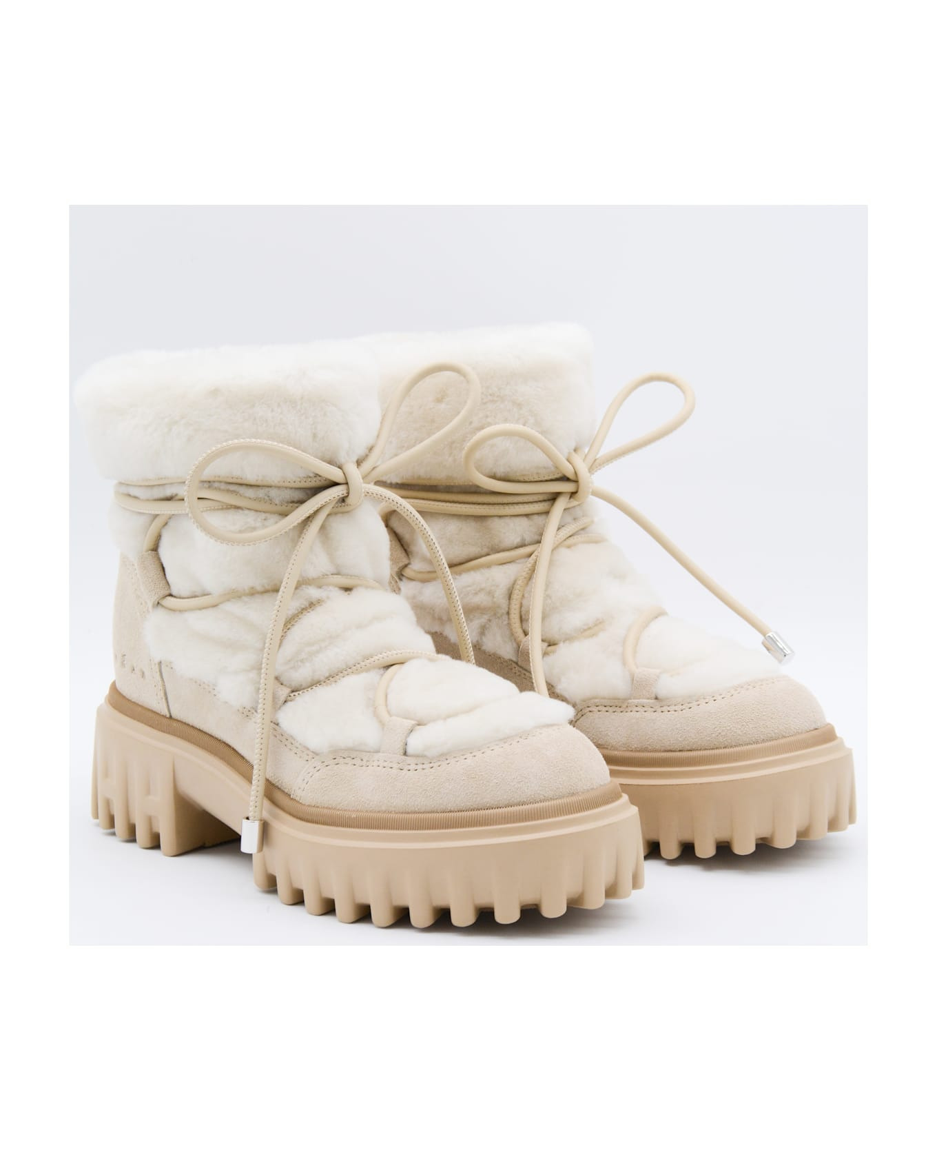 Cream Boots - 2