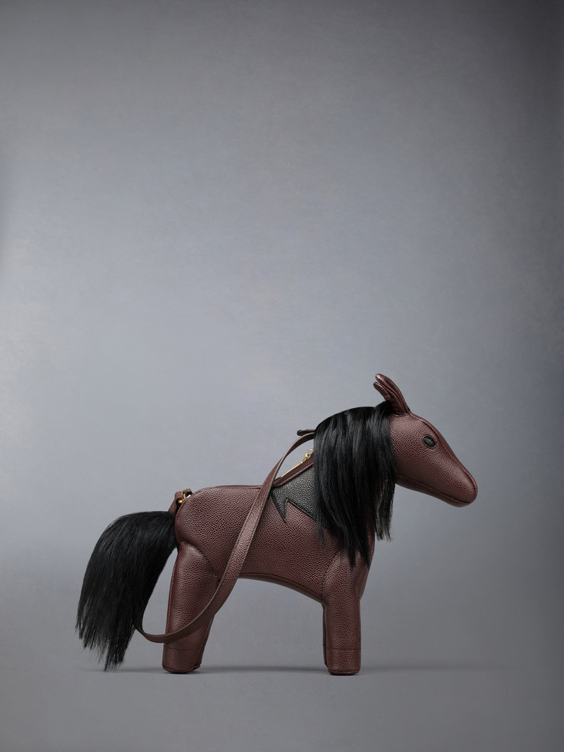 BABY HORSE BAG IN PEBBLE GRAIN LEATHER 3