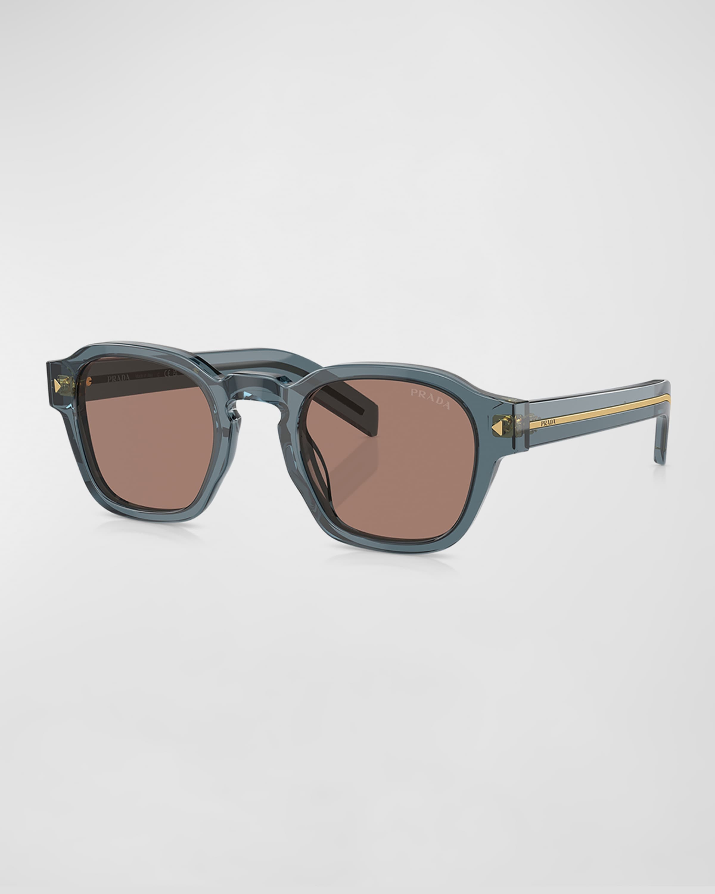 Men's Acetate Square Sunglasses - 1