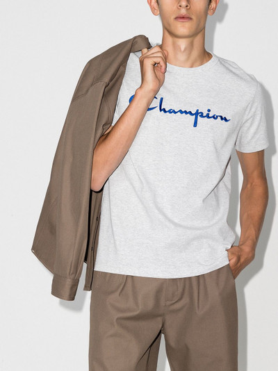 Champion script embroidered logo T-shirt outlook