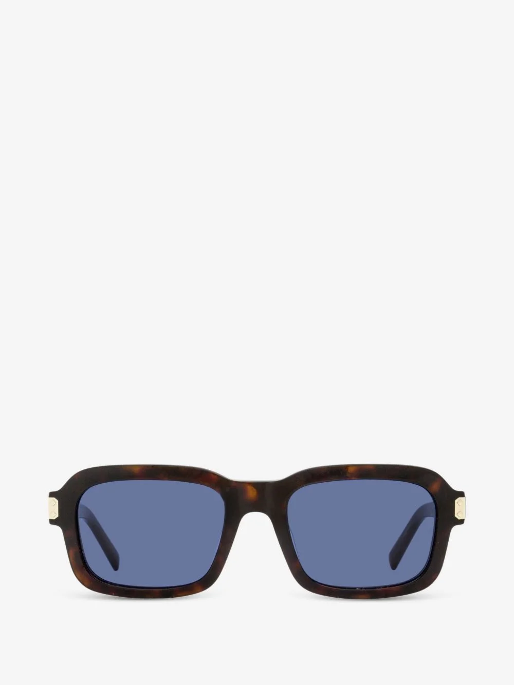 rectangular-frame logo-plaque sunglasses - 1