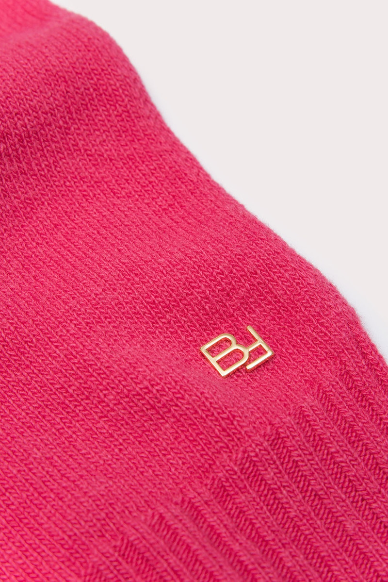 Collar Scarf Rose Wool 5