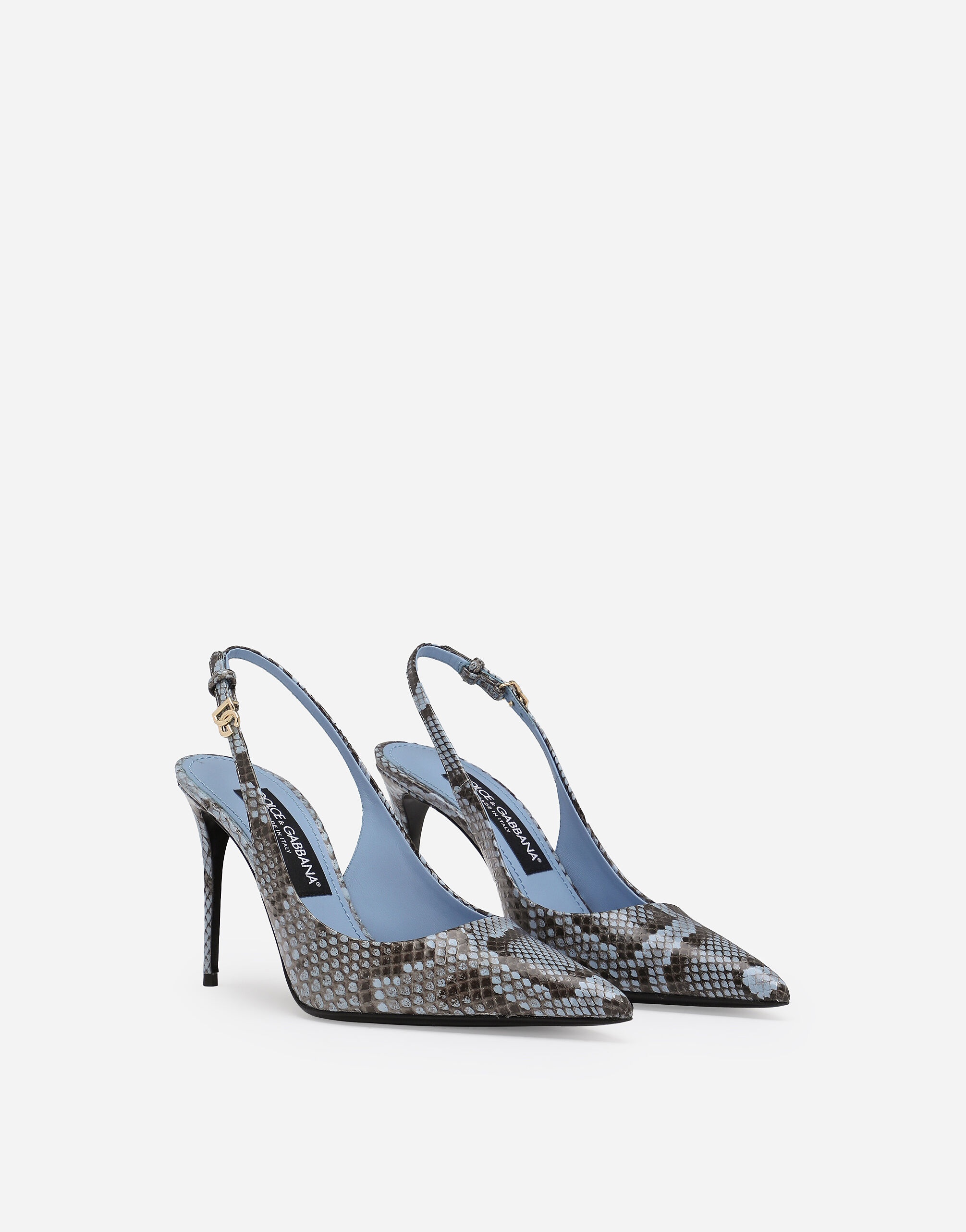 Python skin slingbacks - 2